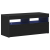 Cabinet TV Negru 90 x 35 x 40 cm Lemn compozit GartenMobel Dekor