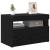 Cabinet TV Negru 60 x 35 x 40 cm Lemn compozit GartenMobel Dekor