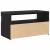 Cabinet TV Negru 75 x 35 x 40 cm Lemn compozit GartenMobel Dekor
