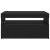Cabinet TV Negru 75 x 35 x 40 cm Lemn compozit GartenMobel Dekor