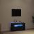 Cabinet TV Negru 75 x 35 x 40 cm Lemn compozit GartenMobel Dekor