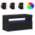 Cabinet TV 2 pcs Negru 75 x 35 x 40 cm Lemn compozit GartenMobel Dekor