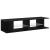 Cabinet TV Negru 135 x 39 x 30 cm Lemn compozit GartenMobel Dekor
