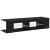 Cabinet TV Negru 135 x 39 x 30 cm Lemn compozit GartenMobel Dekor