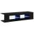 Cabinet TV Negru 135 x 39 x 30 cm Lemn compozit GartenMobel Dekor