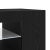 Cabinet TV Negru 90 x 39 x 30 cm Lemn compozit GartenMobel Dekor