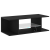 Cabinet TV Negru 90 x 39 x 30 cm Lemn compozit GartenMobel Dekor