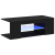 Cabinet TV Negru 90 x 39 x 30 cm Lemn compozit GartenMobel Dekor