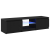 Cabinet TV Negru 140 x 38.5 x 36 cm Lemn compozit GartenMobel Dekor