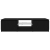 Cabinet TV Negru 140 x 38.5 x 36 cm Lemn compozit GartenMobel Dekor