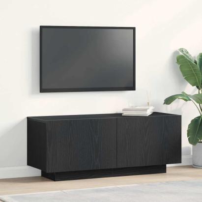 Cabinet TV Negru 100 x 35 x 40 cm Lemn compozit GartenMobel Dekor