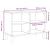 Cabinet TV Negru 69.5 x 30 x 50 cm Lemn compozit GartenMobel Dekor