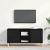 Cabinet TV Negru 102 x 35 x 50 cm Lemn compozit GartenMobel Dekor