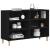 Bufet Stejar negru 103.5 x 35 x 70 cm Lemn compozit GartenMobel Dekor