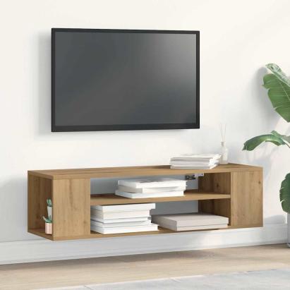 Cabinet TV Bej 100 x 30 x 26.5 cm Lemn compozit GartenMobel Dekor