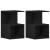 Dulap de noapte 2 pcs Stejar negru 35 x 35 x 55 cm GartenMobel Dekor