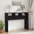 Masă de consolă Stejar negru 105 x 30 x 80 cm Lemn compozit GartenMobel Dekor