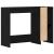 Birou cu raft Stejar Negru 102.5 x 35 x 75 cm Lemn compozit GartenMobel Dekor