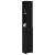 Dulap de Baie Stejar Negru 25 x 25 x 170 cm Lemn compozit GartenMobel Dekor