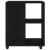 Dulap de depozitare cu roata Stejar negru 60 x 53 x 72.5 cm GartenMobel Dekor