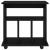 Cabinet mobil Stejar negru 60 x 45 x 55 cm Lemn compozit GartenMobel Dekor