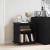 Cabinet mobil Stejar negru 60 x 45 x 55 cm Lemn compozit GartenMobel Dekor