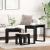 Masa de cuibărit 3 pcs Stejar negru 61 x 28 x 47 cm GartenMobel Dekor