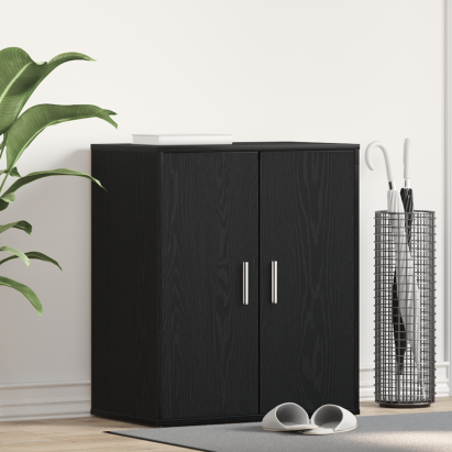 Dulap pentru pantofi Stejar negru 60 x 35 x 70 cm Lemn compozit GartenMobel Dekor