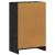 Dulap pentru pantofi Stejar negru 60 x 35 x 92 cm Lemn compozit GartenMobel Dekor