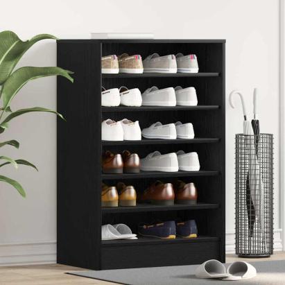 Dulap pentru pantofi Stejar negru 60 x 35 x 92 cm Lemn compozit GartenMobel Dekor