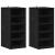 Dulap pentru pantofi cu raft 2 pcs Stejar negru 32 x 35 x 70 cm GartenMobel Dekor
