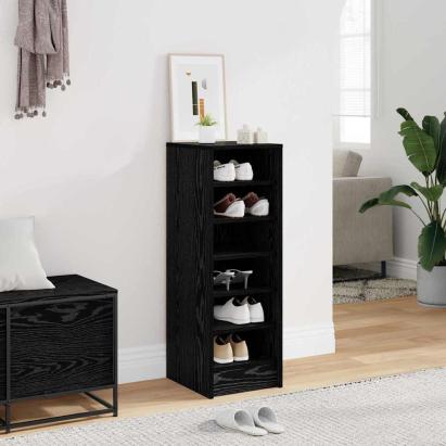 Dulap pentru pantofi Stejar negru 32 x 35 x 90 cm Lemn compozit GartenMobel Dekor