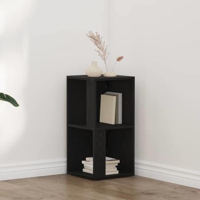 Rafturi de colț Stejar negru 33 x 33 x 67 cm Lemn compozit GartenMobel Dekor