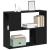 Centru de divertisment Negru 80 x 24 x 63 cm Lemn compozit GartenMobel Dekor