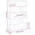 Centru de divertisment Negru 100 x 24 x 155 cm Lemn compozit GartenMobel Dekor