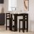 Masă de bar Stejar negru 102 x 50 x 103.5 cm Lemn compozit GartenMobel Dekor