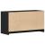 Support TV Negru 102 x 37.5 x 52.5 cm Lemn compozit GartenMobel Dekor