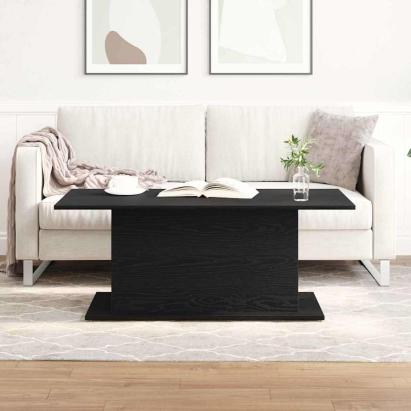 Masă de cafea Stejar negru 102 x 55.5 x 40 cm Lemn compozit GartenMobel Dekor