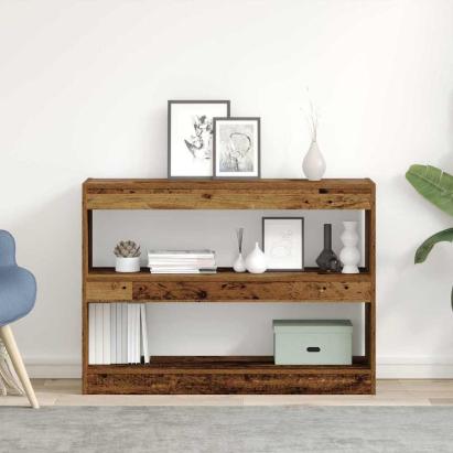 Bibliotecă Lemn vechi 100 x 30 x 72 cm Lemn compozit GartenMobel Dekor