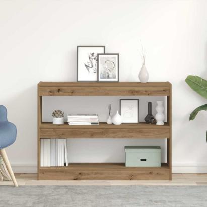 Bibliotecă stejar artizanal 100 x 30 x 72 cm Lemn compozit GartenMobel Dekor
