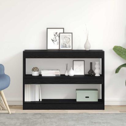 Bibliotecă Stejar negru 100 x 30 x 72 cm Lemn compozit GartenMobel Dekor