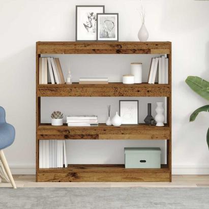Dulap pentru cărți Lemn vechi 100 x 30 x 103 cm Lemn compozit GartenMobel Dekor