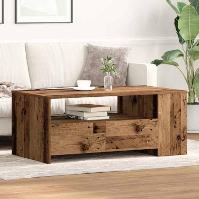 Masă de cafea Lemn vechi 102 x 55 x 43.5 cm Lemn compozit GartenMobel Dekor