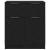 Bufet cu sertar Negru 60 x 30 x 70 cm Lemn compozit GartenMobel Dekor