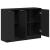 Bufet Negru 90.5 x 30 x 70 cm Lemn compozit GartenMobel Dekor