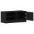 Cabinet TV Negru 80 x 35 x 36.5 cm Lemn compozit GartenMobel Dekor
