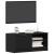 Cabinet TV 2 pcs Negru 80 x 35 x 36.5 cm Lemn compozit GartenMobel Dekor