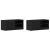 Cabinet TV 2 pcs Negru 80 x 35 x 36.5 cm Lemn compozit GartenMobel Dekor