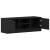 Cabinet TV Negru 102 x 35 x 36.5 cm Lemn compozit GartenMobel Dekor