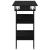 Masă Bar pentru Perete cu raft Stejar negru 102 x 55 x 103.5 cm GartenMobel Dekor
